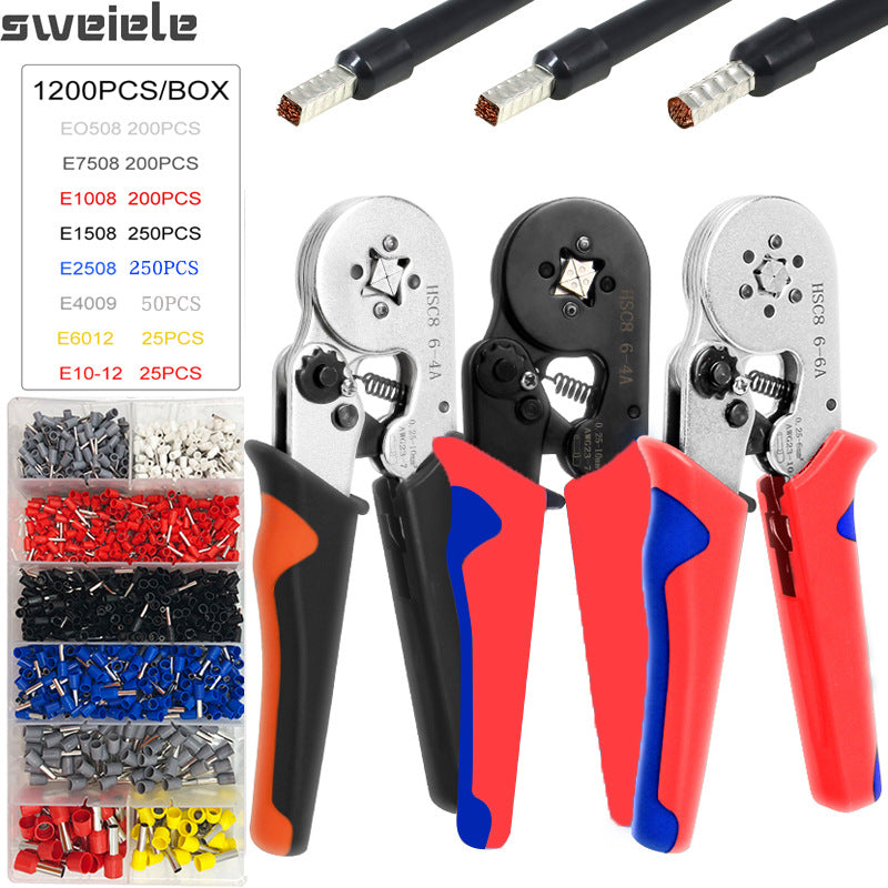 Juego de Herramientas de Engarzado HSC86-4A con 1200PCS