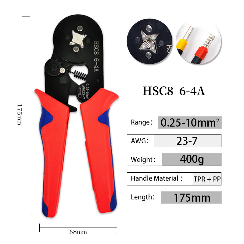 Juego de Herramientas de Engarzado HSC86-4A con 1200PCS